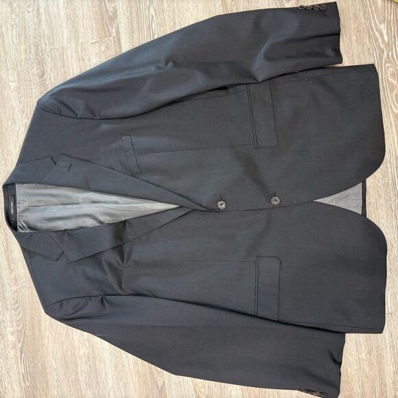 HUGO BOSS Selection Black Super 150 Wool 46L Jacket - Picture 7 of 15